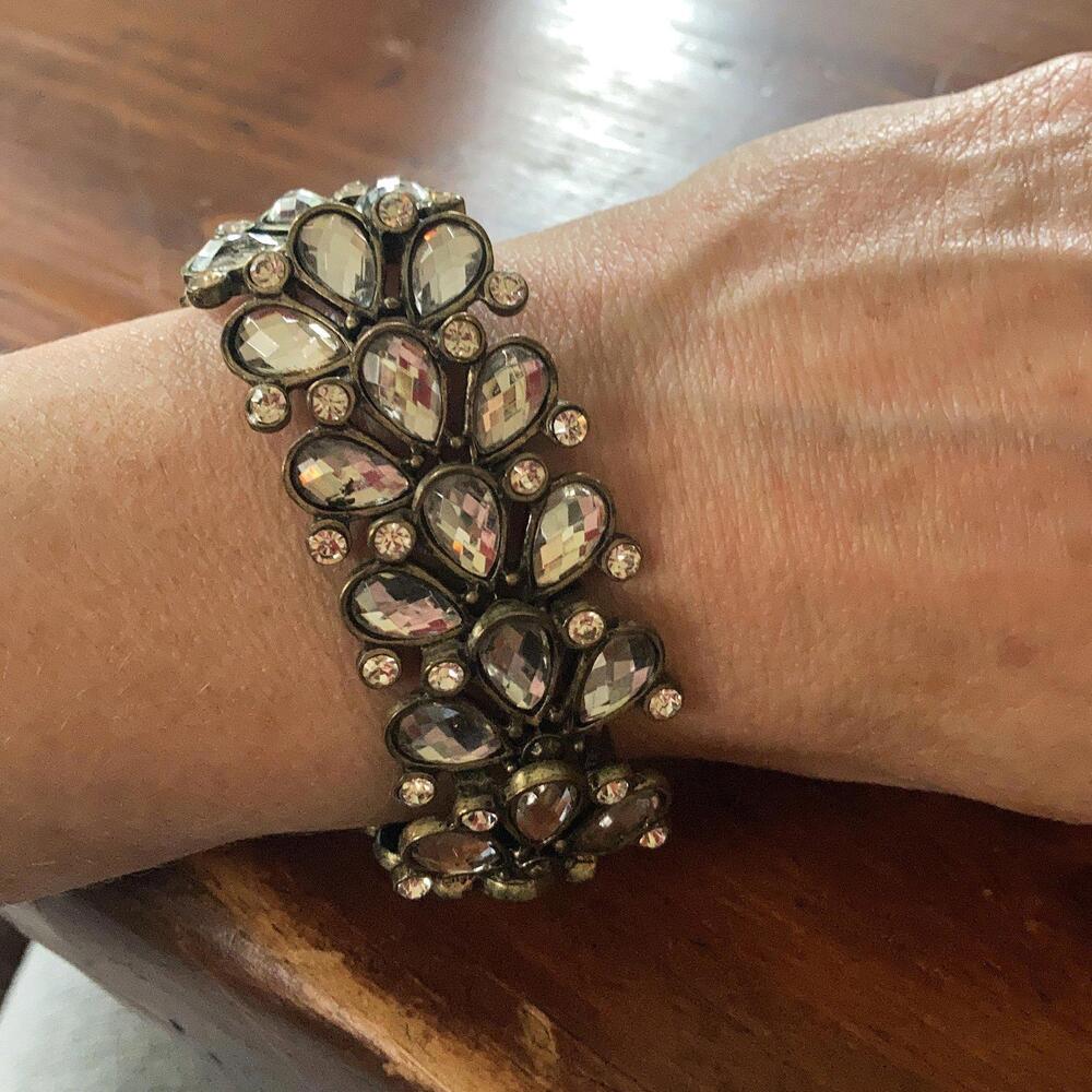 Big bling Rhinestone stretch bracelet